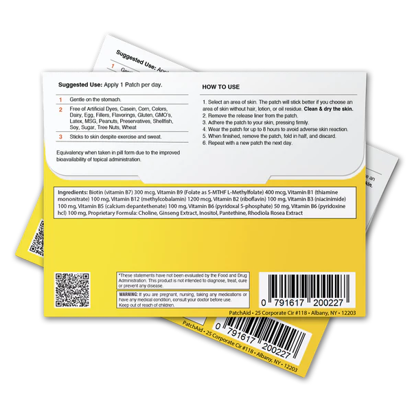 B12 Energy Plus Vitamin Patch