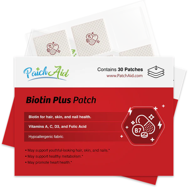 Biotin Plus Vitamin Patch for Hair, Skin, and Nails