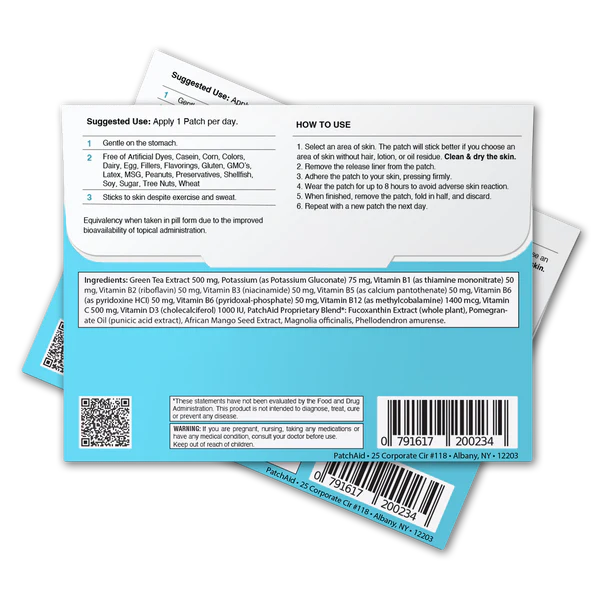 Metabolism Plus Topical Patch