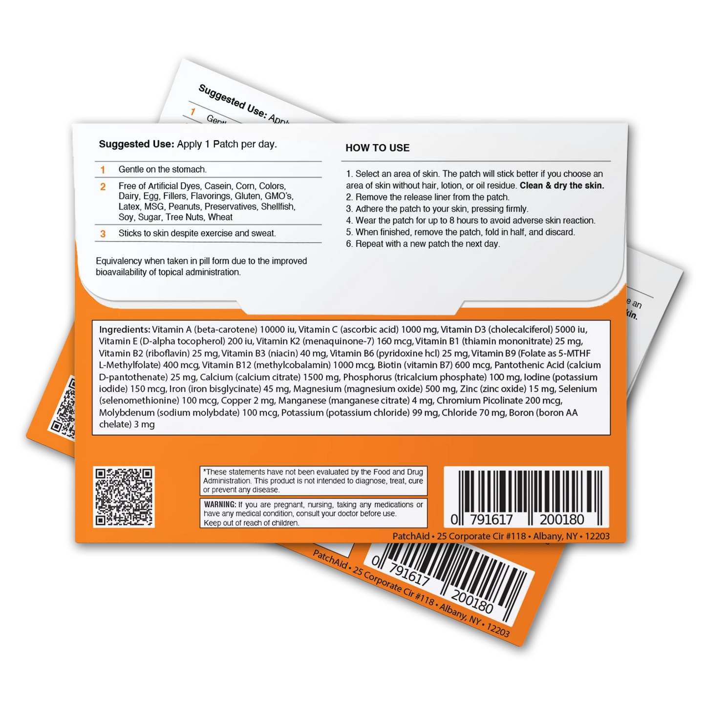 Multivitamin Plus Topical Vitamin Patch